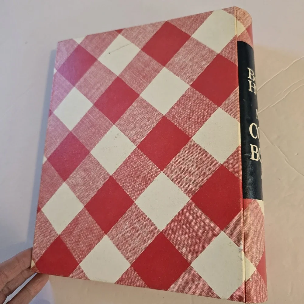 Vintage 1968 Better Homes Gardens Red Check New‎ Cook Book Meredith Press 5 Ring